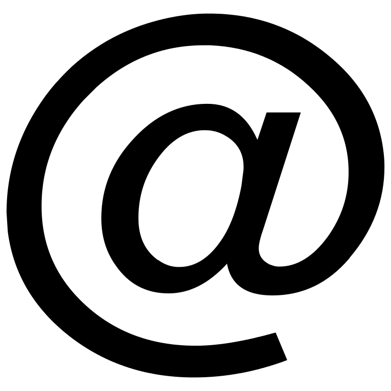 email at sign